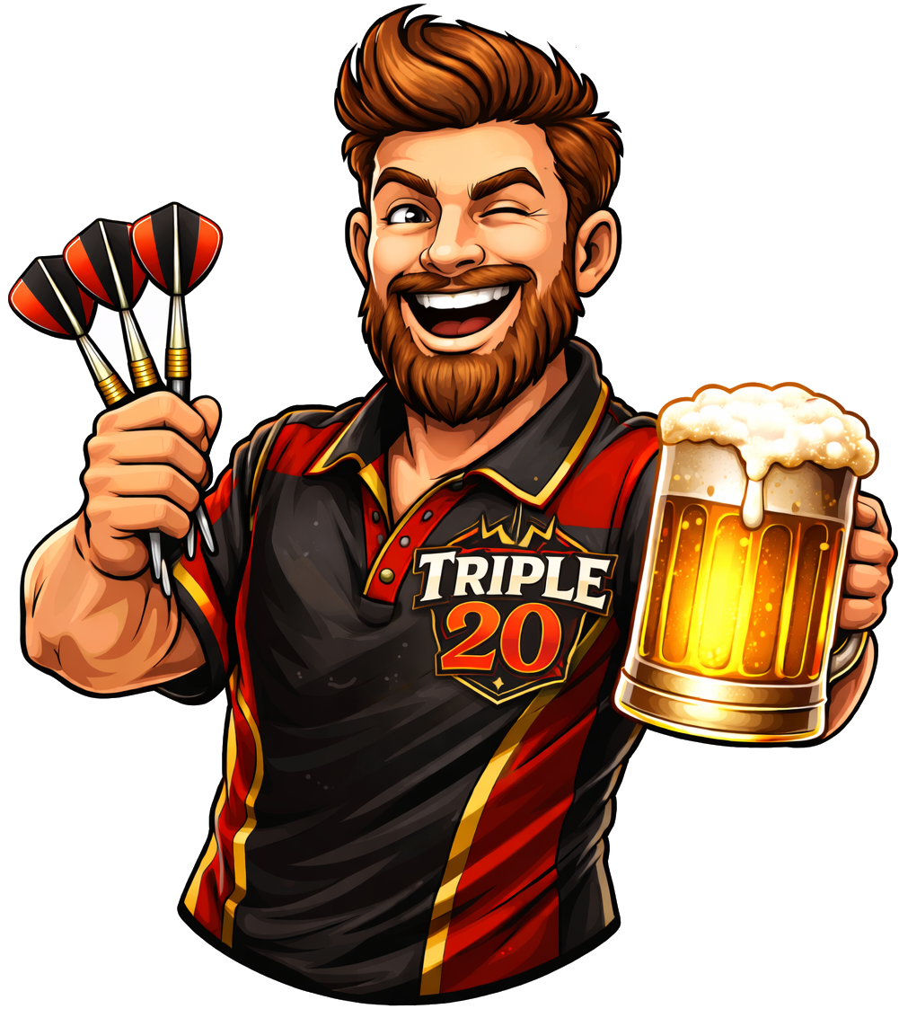 Triple 20 - Mascotte du bar à fléchettes